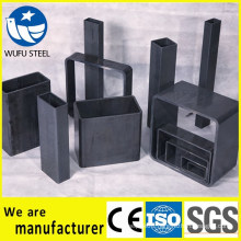 Factory supply round square rectangular Q235B steel pipe/ tubes